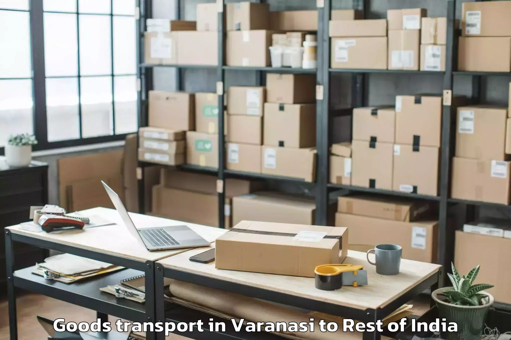 Easy Varanasi to Tirbin Goods Transport Booking